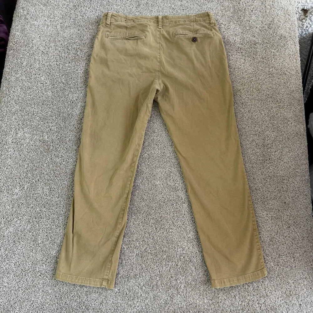 American Eagle Outfitters Active Flex Pants Mens 32x30 Beige Chino Stretch
